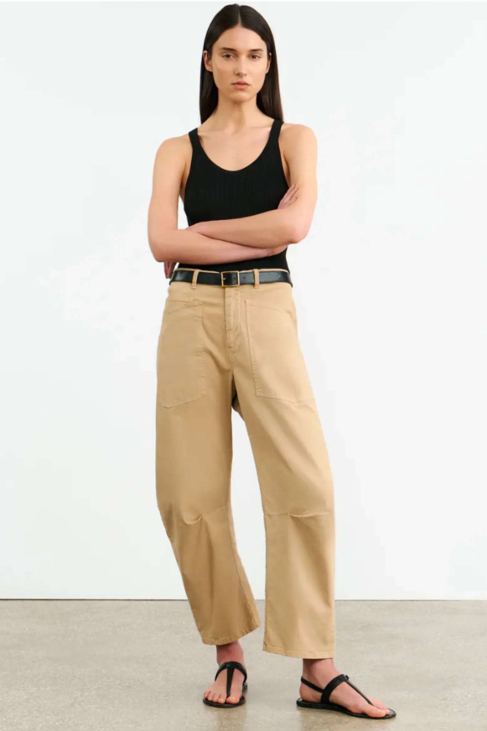 Boutique77 - מכנסיים Shon – 10193W12_ROCK KHAKI – rock-khaki – 1