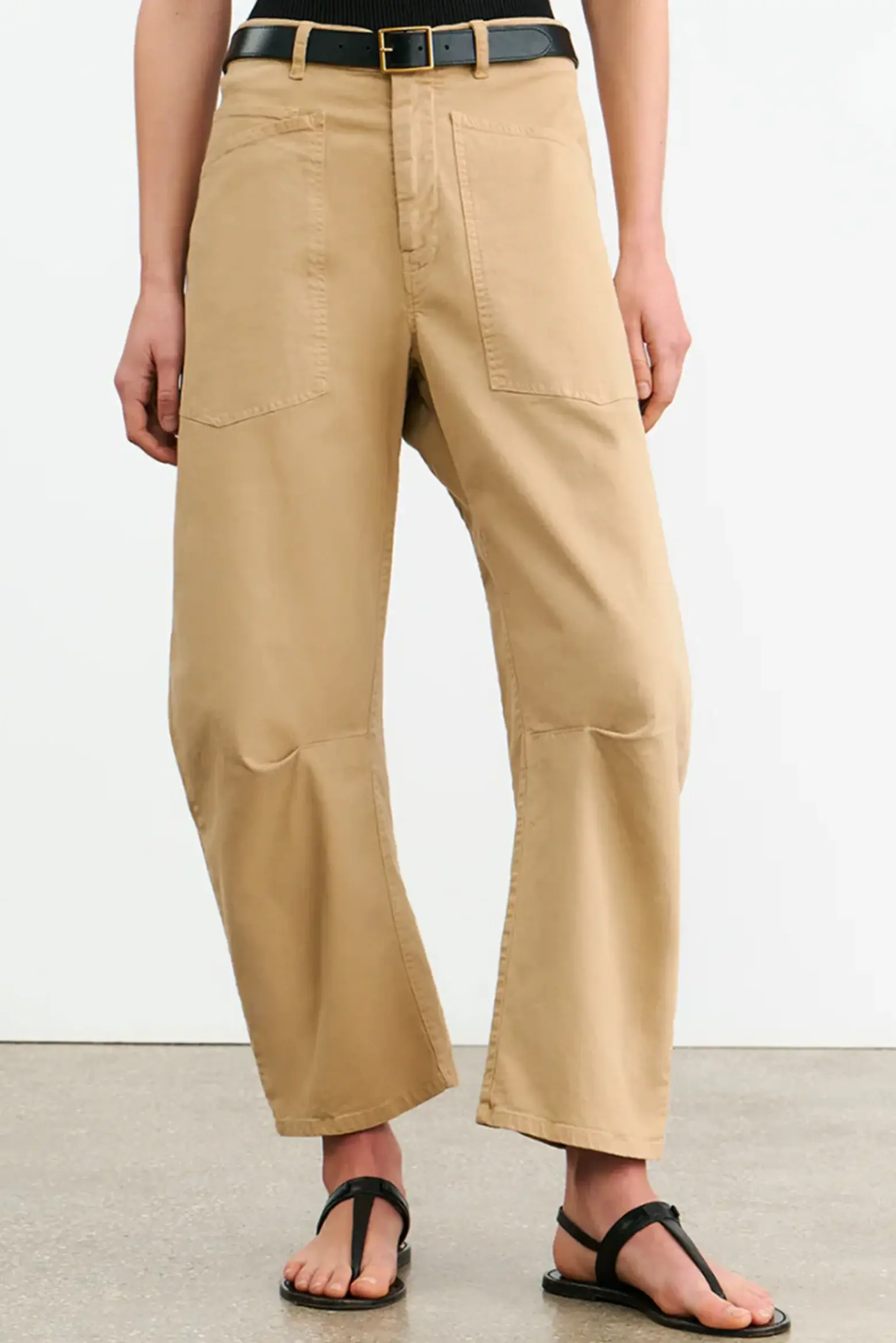 Boutique77 - מכנסיים Shon – 10193W12_ROCK KHAKI – rock-khaki – 3