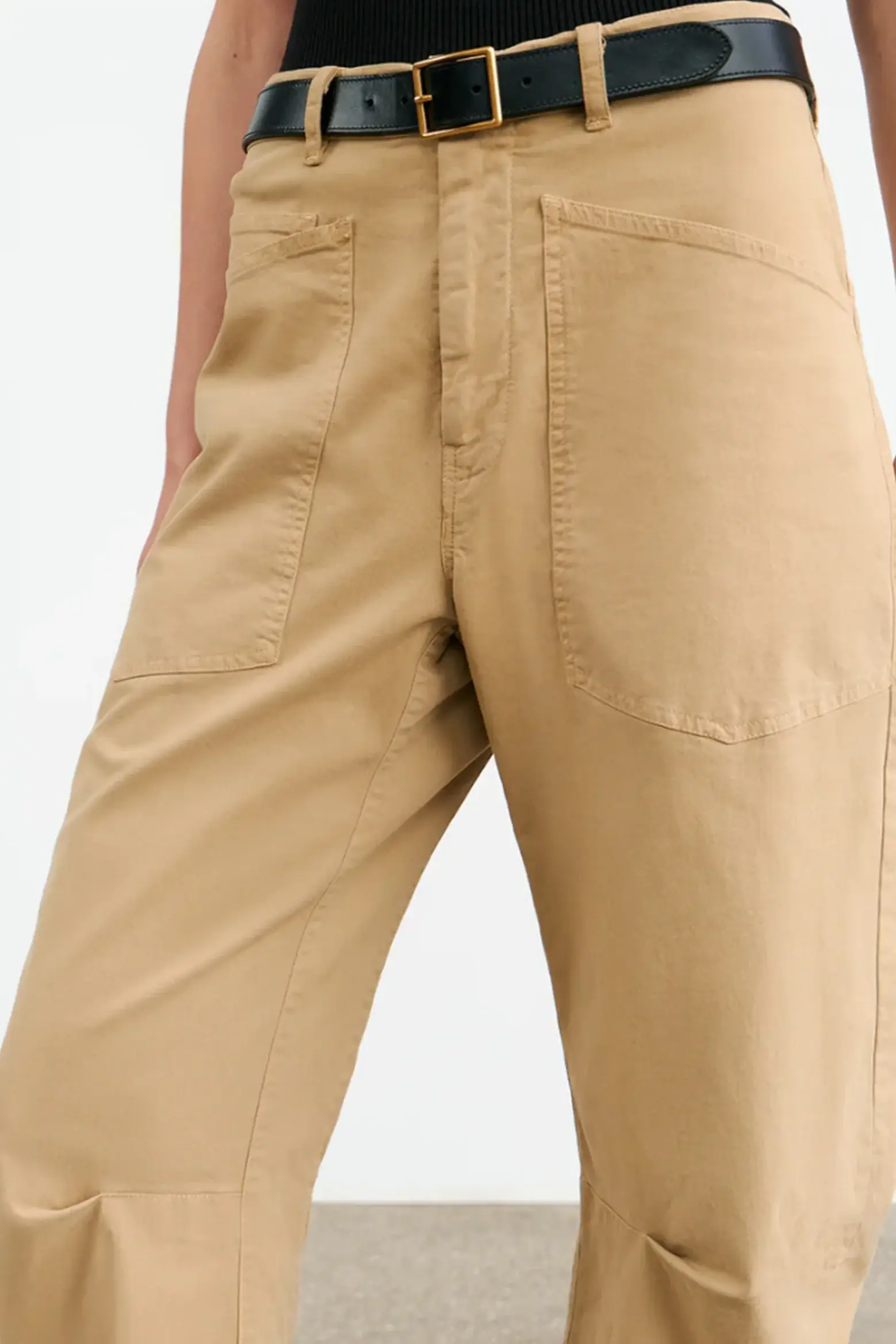 Boutique77 - מכנסיים Shon – 10193W12_ROCK KHAKI – rock-khaki – 4