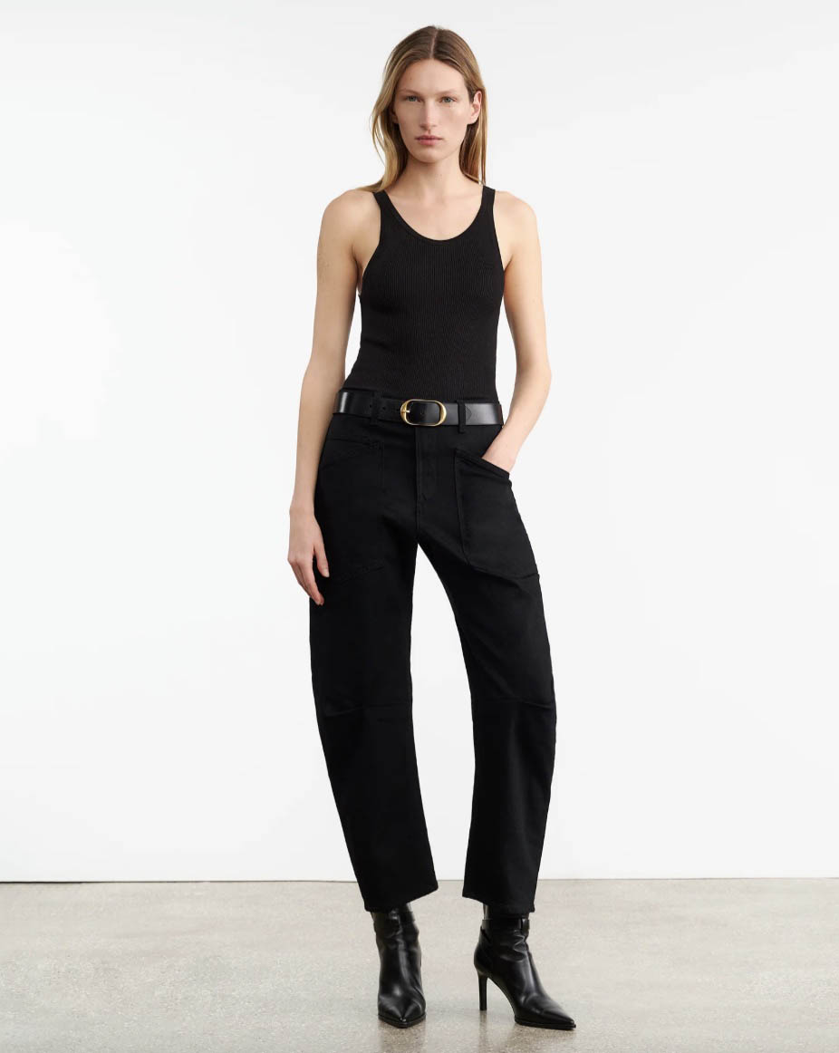 Boutique77 - ג'ינס Shon – 10193W1388_BLACK – black – 1