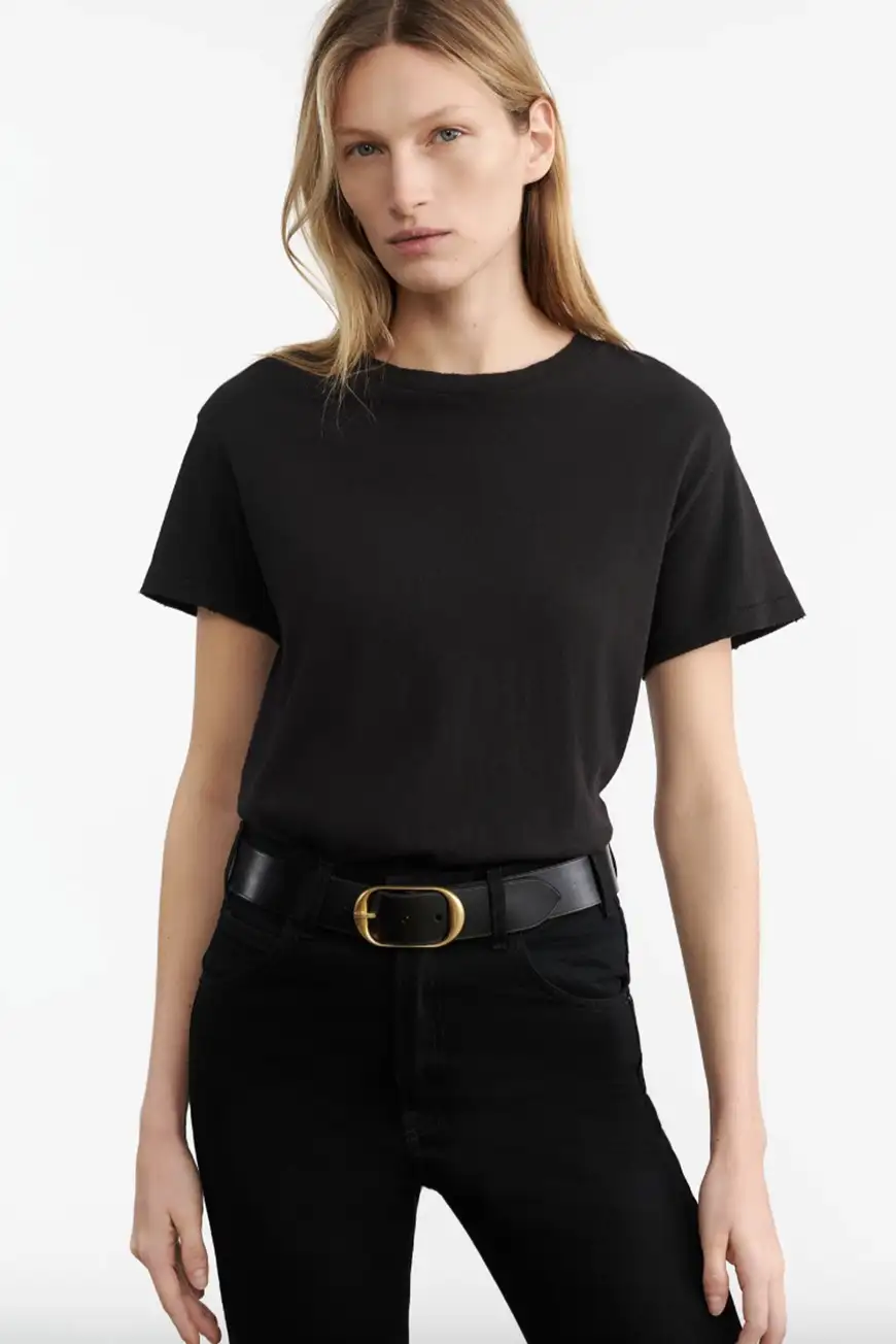 Boutique77 - חולצת טי Brady – 10322K35_WASHED BLACK – washed-black – 1