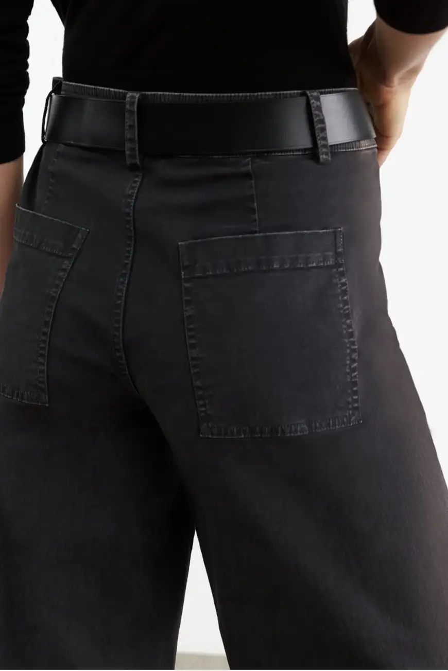 Boutique77 - מכנסיים Megan – 10991W590_JET BLACK – jet-black – 3