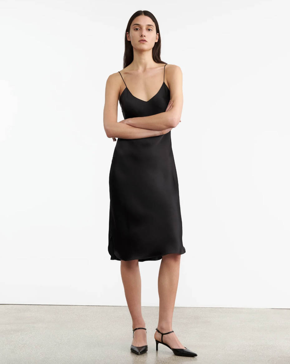 Boutique77 - שמלה Short Cami Dress – 11094W79_BLACK – black – 1