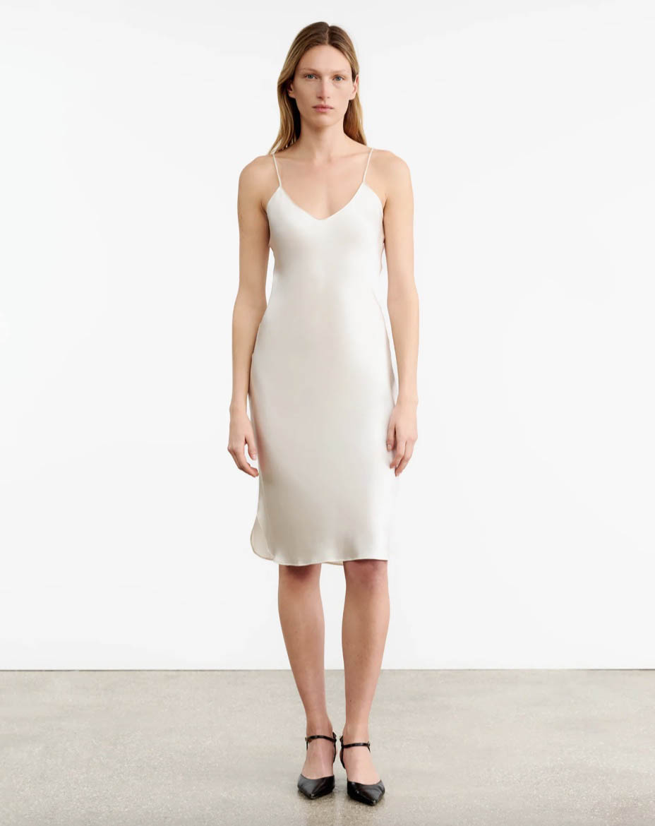 Boutique77 - שמלה Short Cami Dress – 11094W79_IVORY – ivory – 1