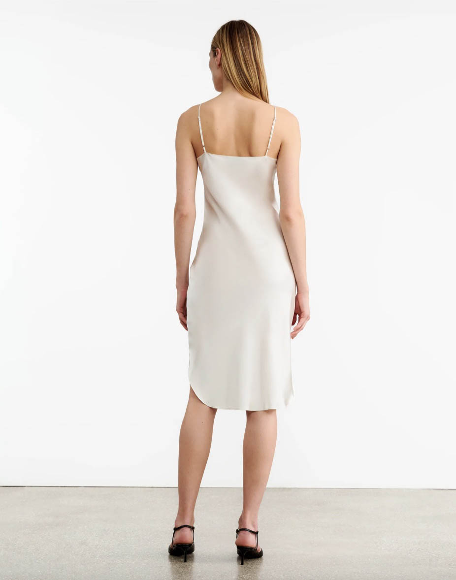 Boutique77 - שמלה Short Cami Dress – 11094W79_IVORY – ivory – 1