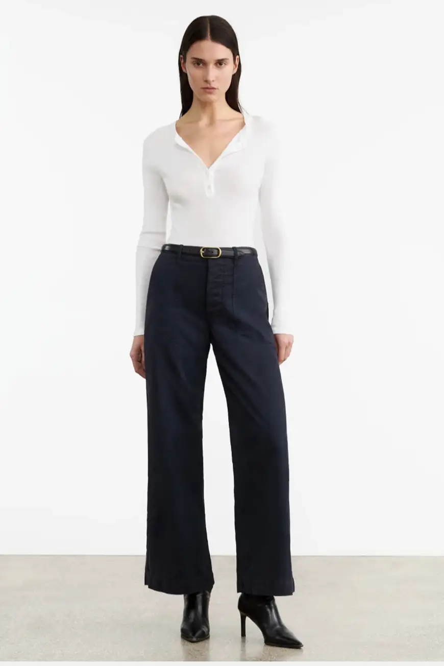 Boutique77 - חולצת טי Jordan Henley – 11304K65_WHITE – white – 1