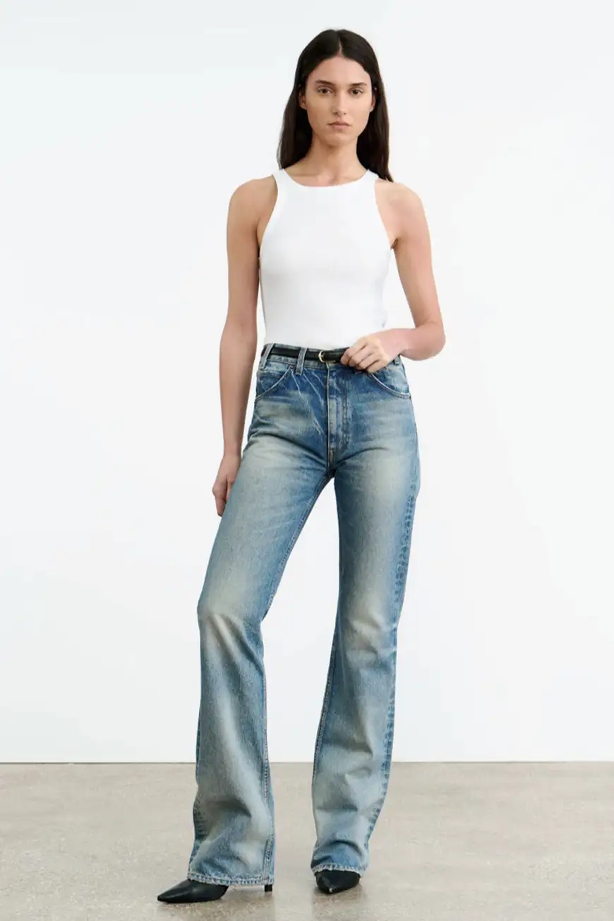 Boutique77 - חולצת טי Jennifer Rib Tank – 11330K65_WHITE – white – 1