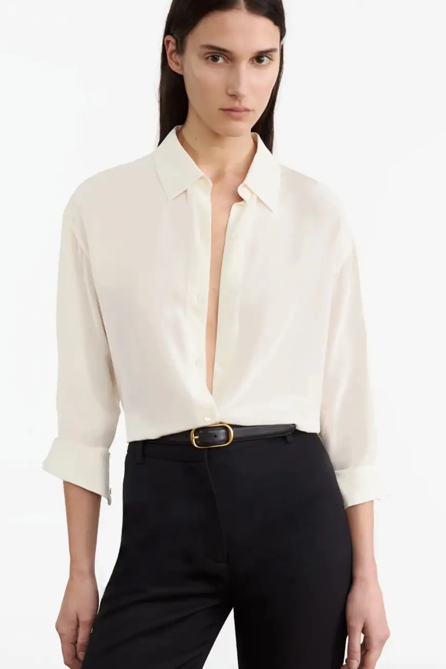 Boutique77 - חולצה Julien – 12004W325_IVORY – ivory – 1