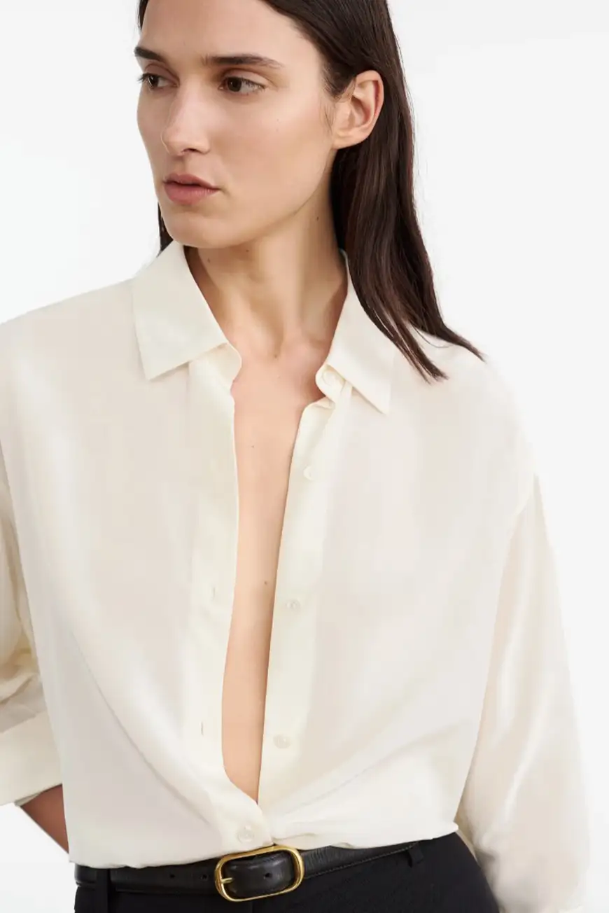 Boutique77 - חולצה Julien – 12004W325_IVORY – ivory – 3