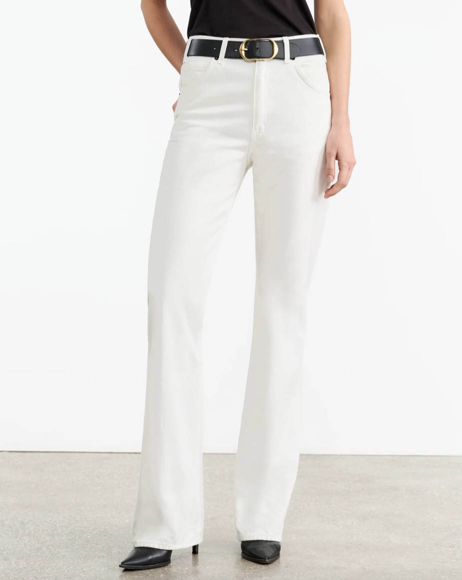 Boutique77 - ג'ינס Joan – 12107W488_CREAM – cream – 1