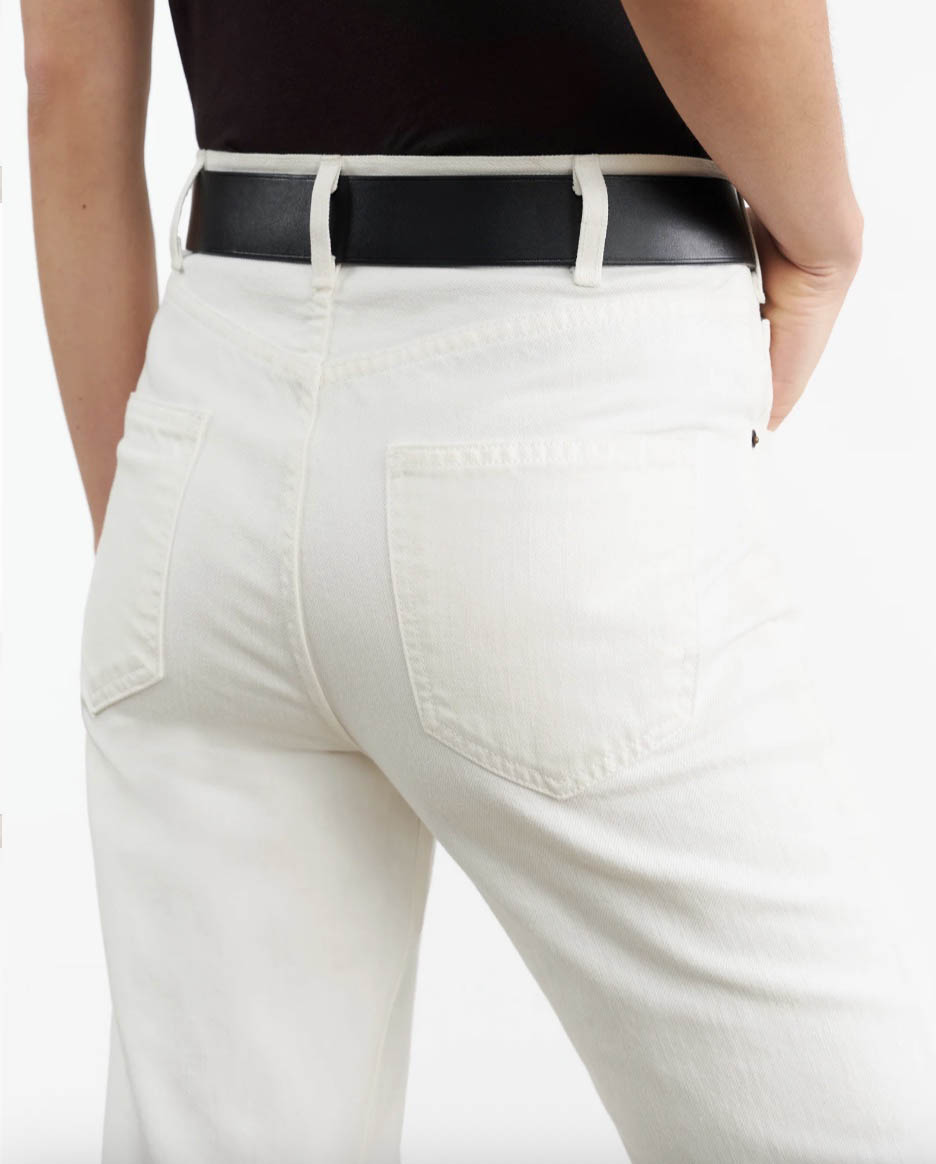 Boutique77 - ג'ינס Joan – 12107W488_CREAM – cream – 3