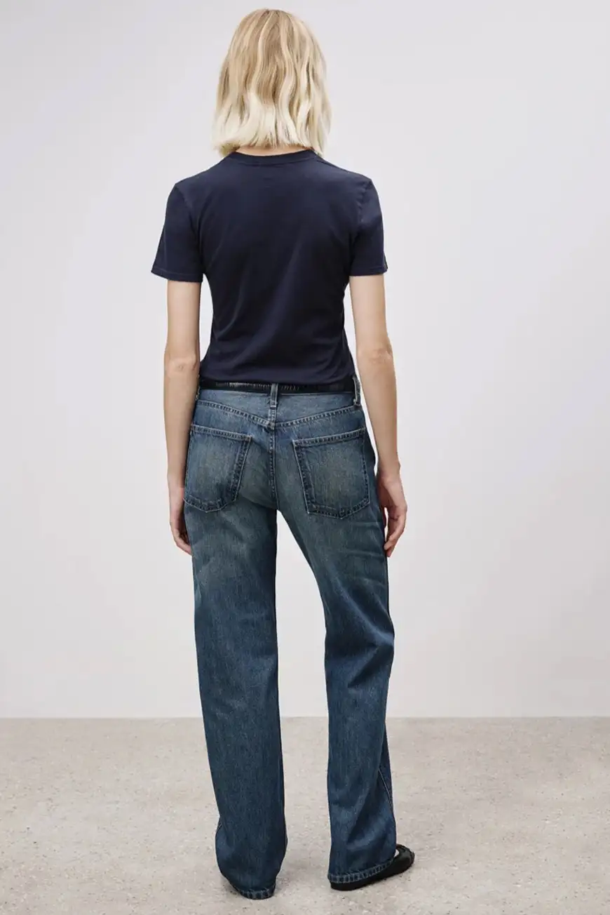 Boutique77 - חולצת טי Mariela Crewneck – 12528K51_DARK NAVY – dark-navy – 2