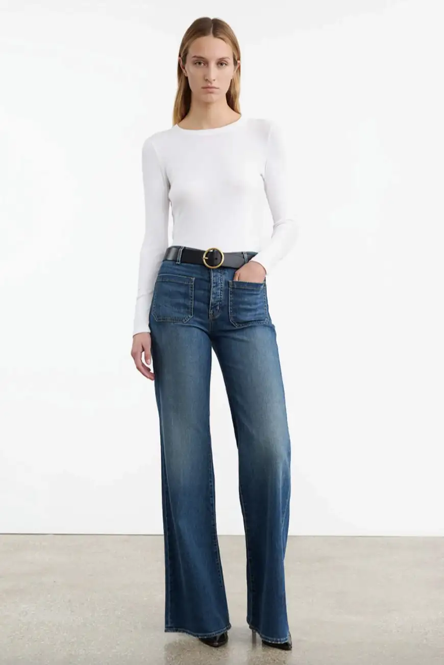 Boutique77 - חולצת טי Emelie – 12864K156_WHITE – white – 1