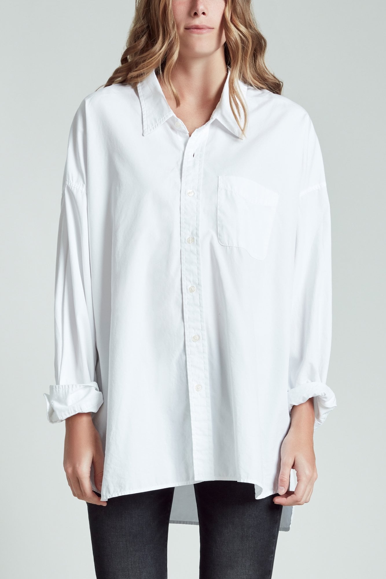 DROP NECK OXFORD SHIRT Boutique77