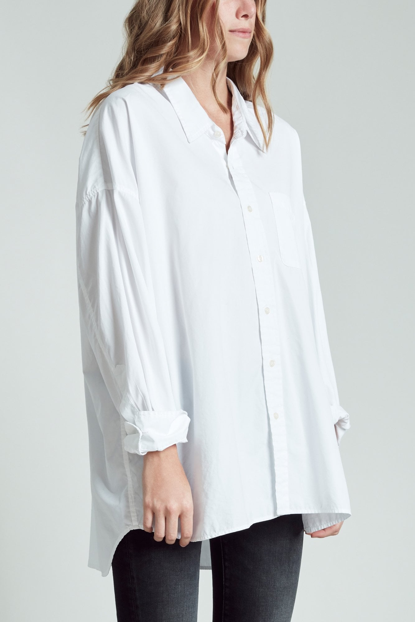 DROP NECK OXFORD SHIRT Boutique77