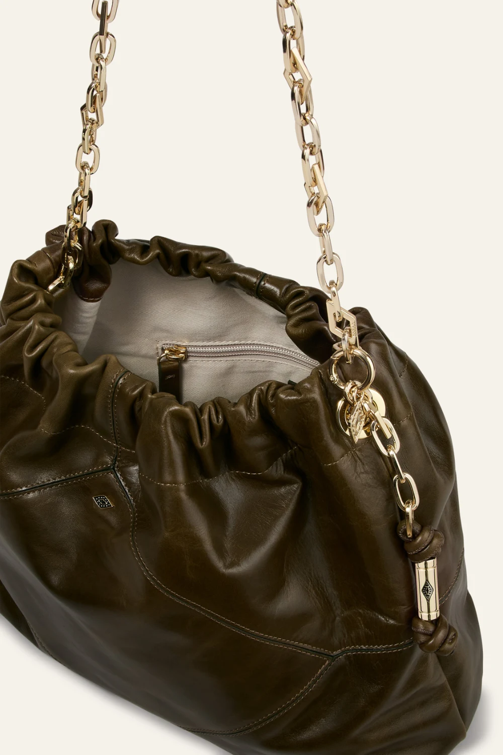 Boutique77 - תיק יד June – 2H25CFMV_KAKI – kaki – 2