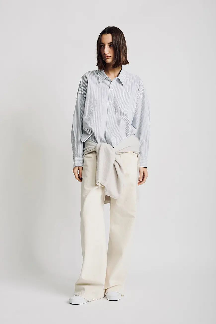 Dsw0024 1073 Light Grey Seersucker Stripe 1