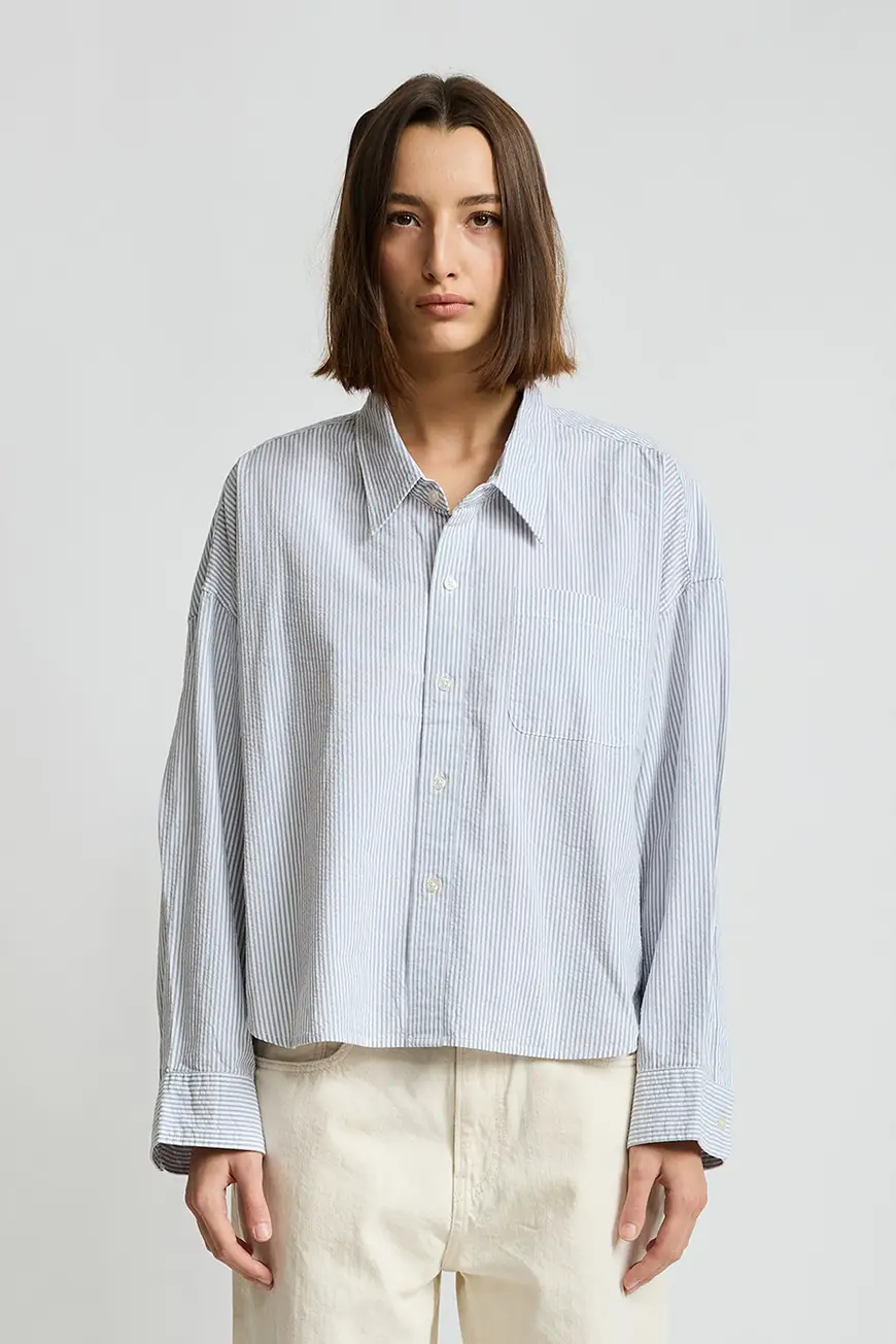 Dsw0024 1073 Light Grey Seersucker Stripe 2