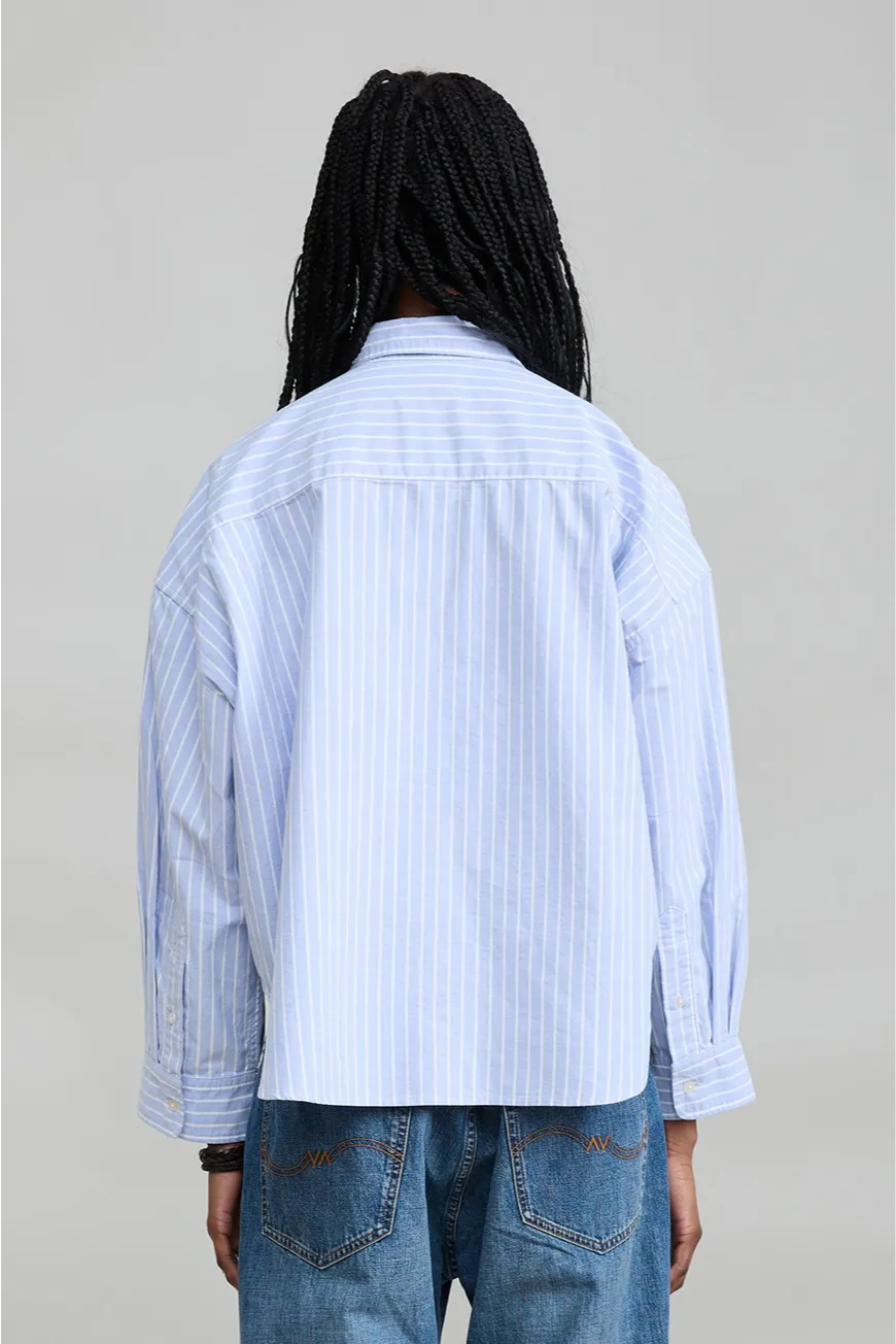 Dsw0024 1112 Light Blue Stripe Oxford 4
