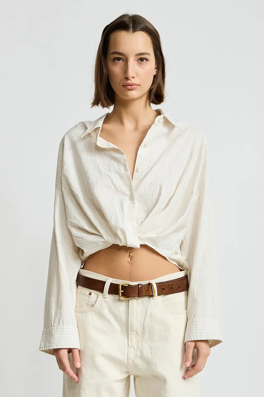 Dsw0090 1081 Off White Pinstripe 3