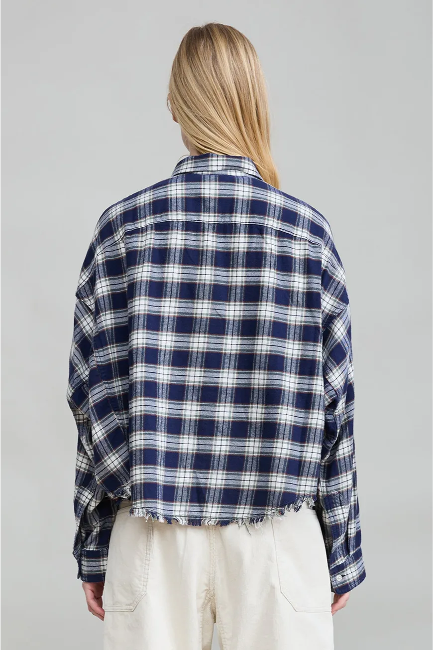 Dsw0151 1134 Navy Green White Plaid 4