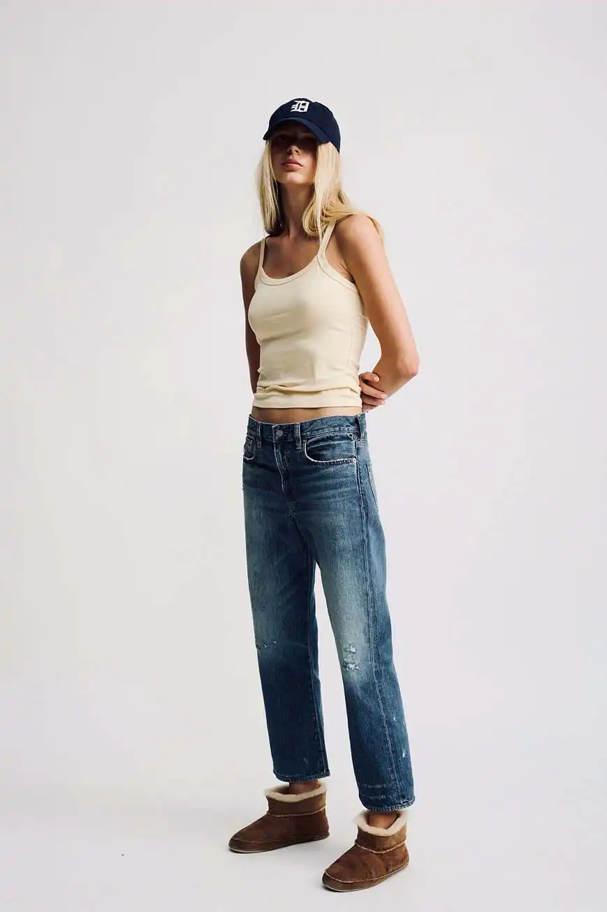 Boutique77 - ג'ינס Lindsay Slim Bf – DSW3600D261C – fenmore-blue – 1