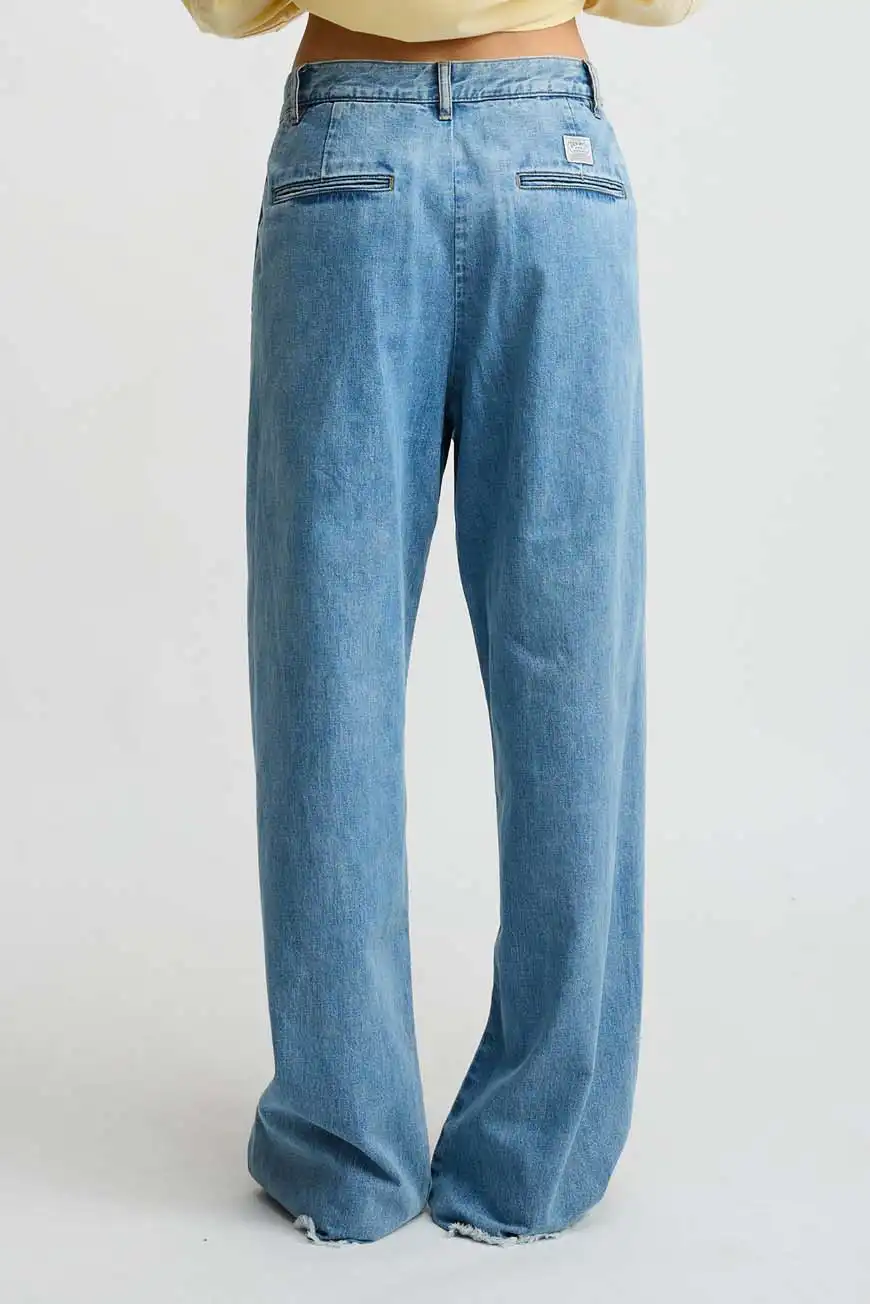 Boutique77 - ג'ינס Blair Double Pleated – DSWD019D265A – stone-wash-blue – 2