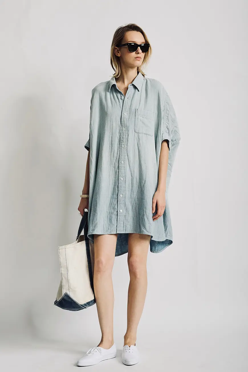 Dswd065 D664a Double Cloth Indigo Stripe 1