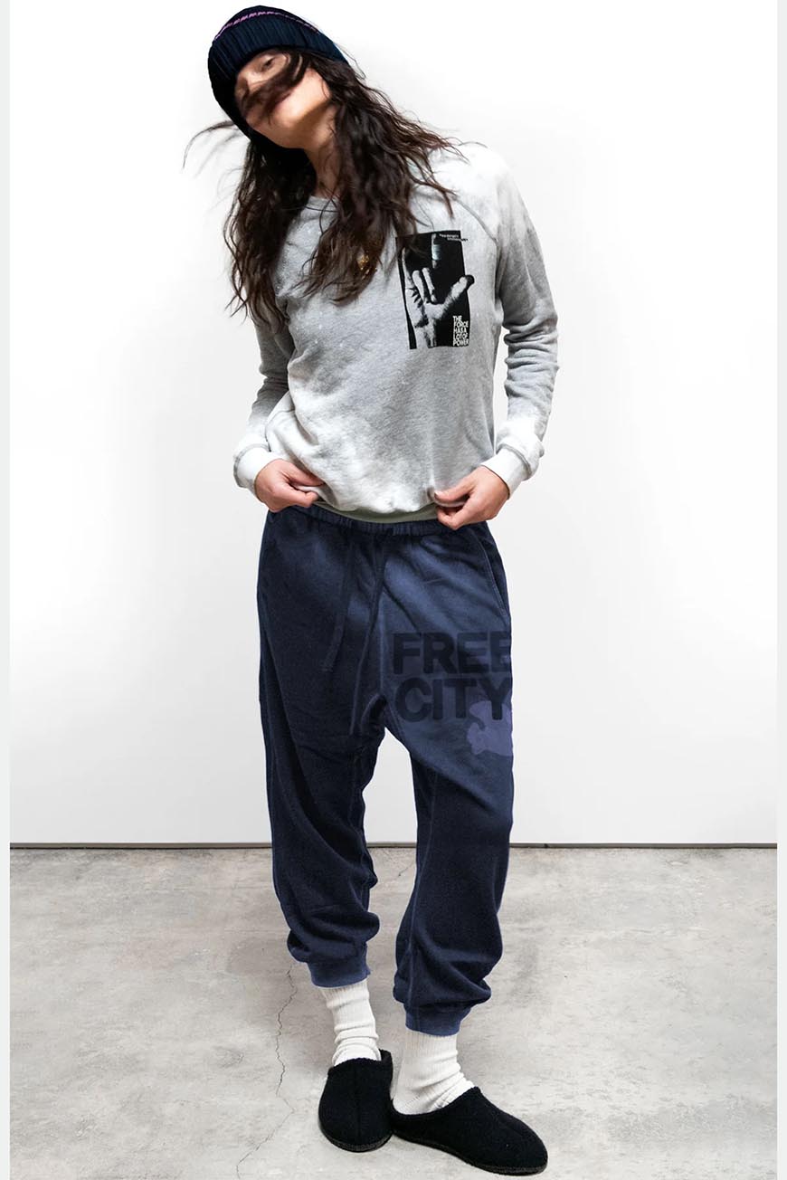 Boutique77 - מכנסיים  Large Sunfades Pocket Sweatpant – FCBSWP084_MOONSHROOM – moonshroom – 1