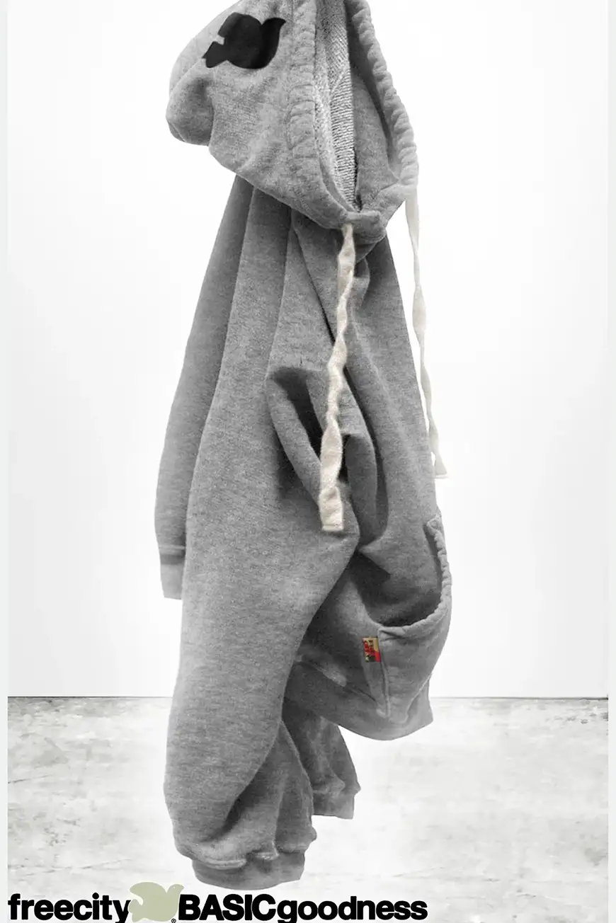 Boutique77 - סוודר Basic Goodness – FCTPOH081_HEATHER GREY – heather-grey – 1