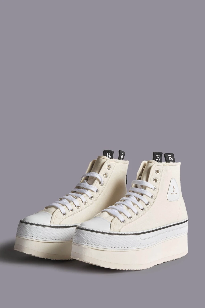 Boutique77 - נעלי סניקרס Courtney – R13S0071003 – ecru – 1