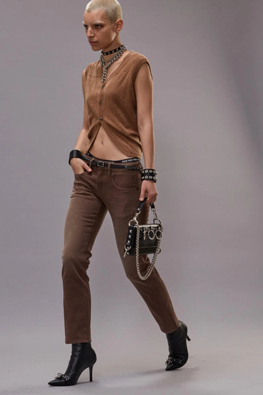 Boutique77 - ג'ינס Boy Straight – R13W0091D331A – clean-umber-stretch – 1