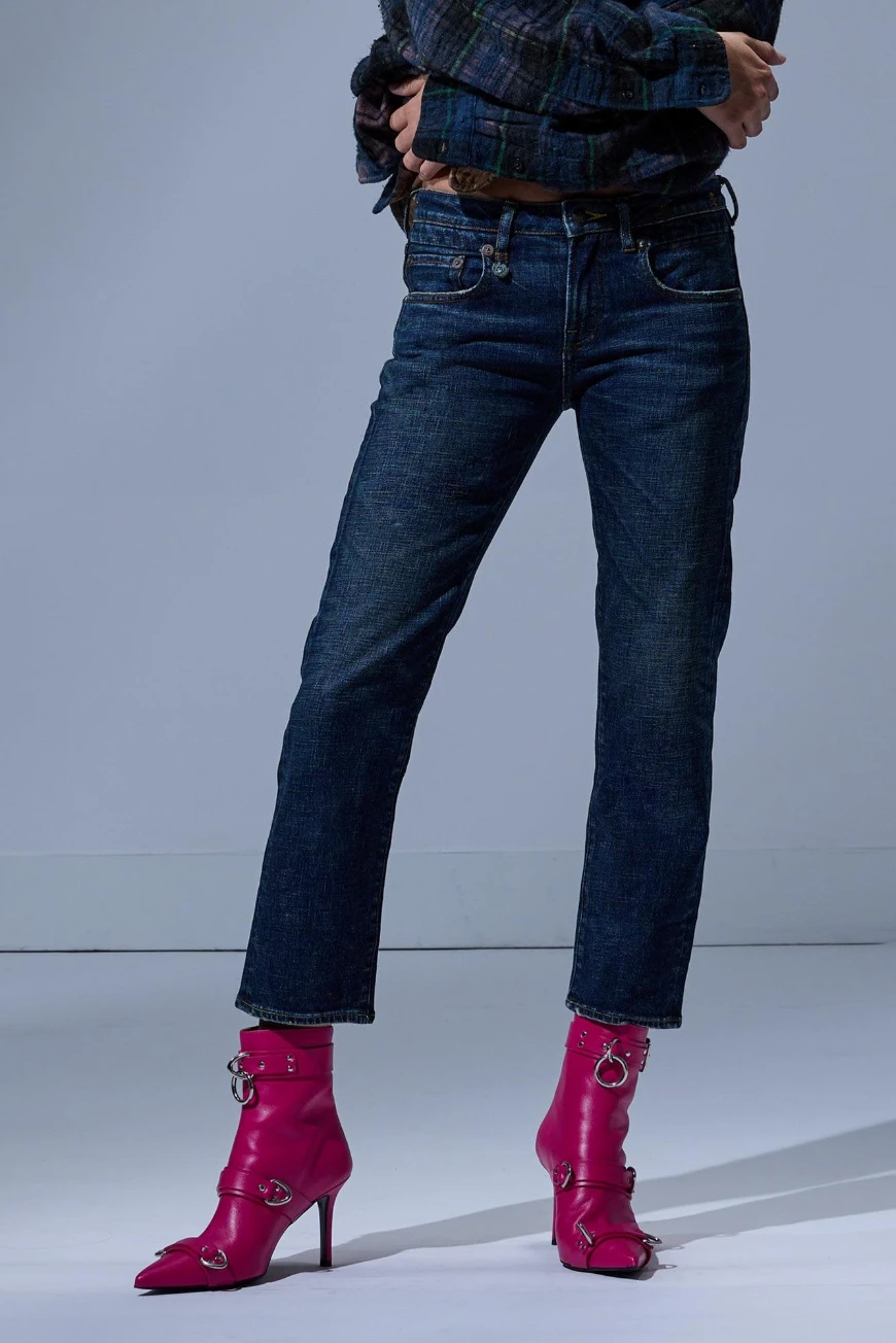 Boutique77 - ג'ינס Boy Straight – R13W0091D345A – hoyt-blue-stretch – 1