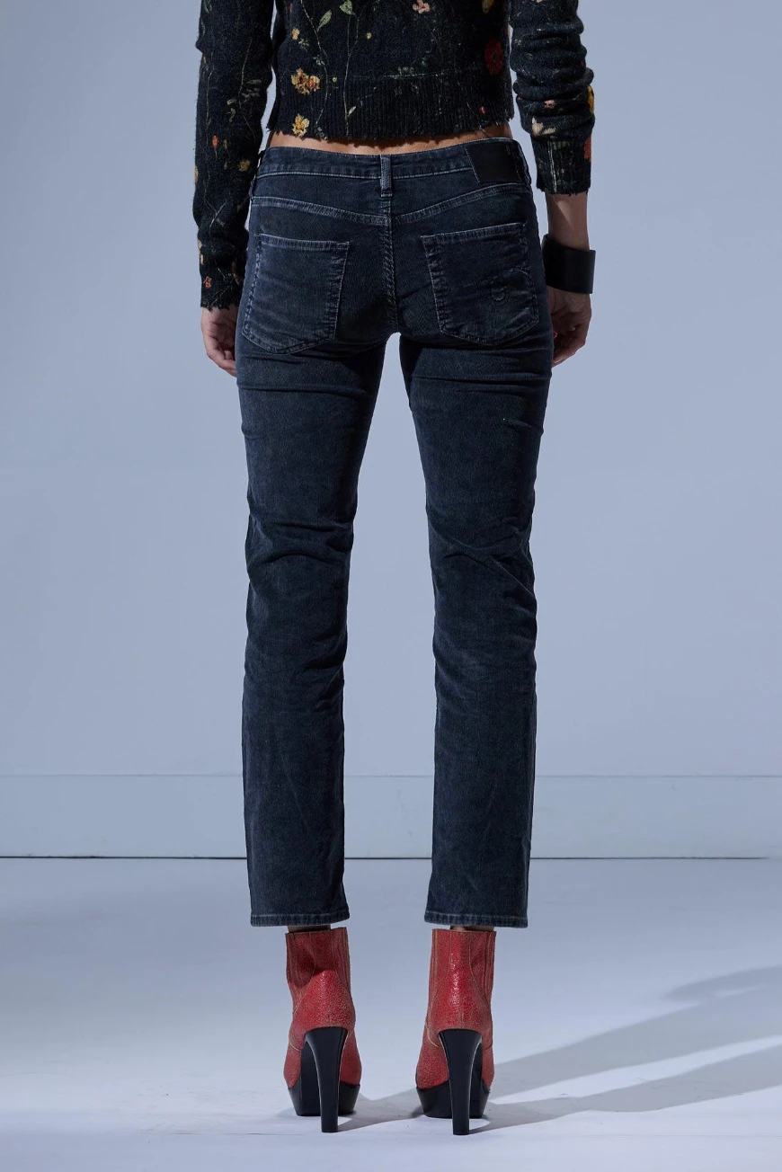 Boutique77 - ג'ינס Boy Straight – R13W0091D364A – obsidian-stretch-cord-black – 1