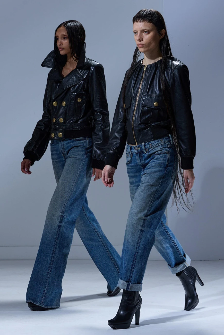 Boutique77 - ג'ינס Bf – R13W5083D344A – leo-blue – 1