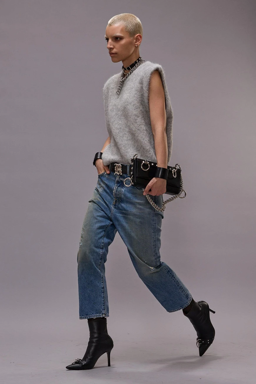 Boutique77 - ג'ינס Tailored Drop – R13W6452D343C – merrin-blue – 1