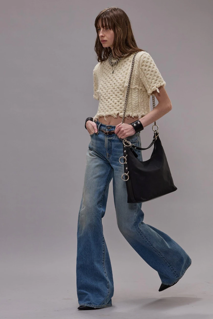 Boutique77 - ג'ינס Charlotte – R13WD188D343A – merrin-blue – 1