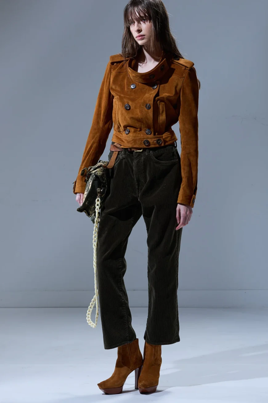 Boutique77 - ג'ינס Xbf – R13WD211D354A – heavy-olive-cord – 1