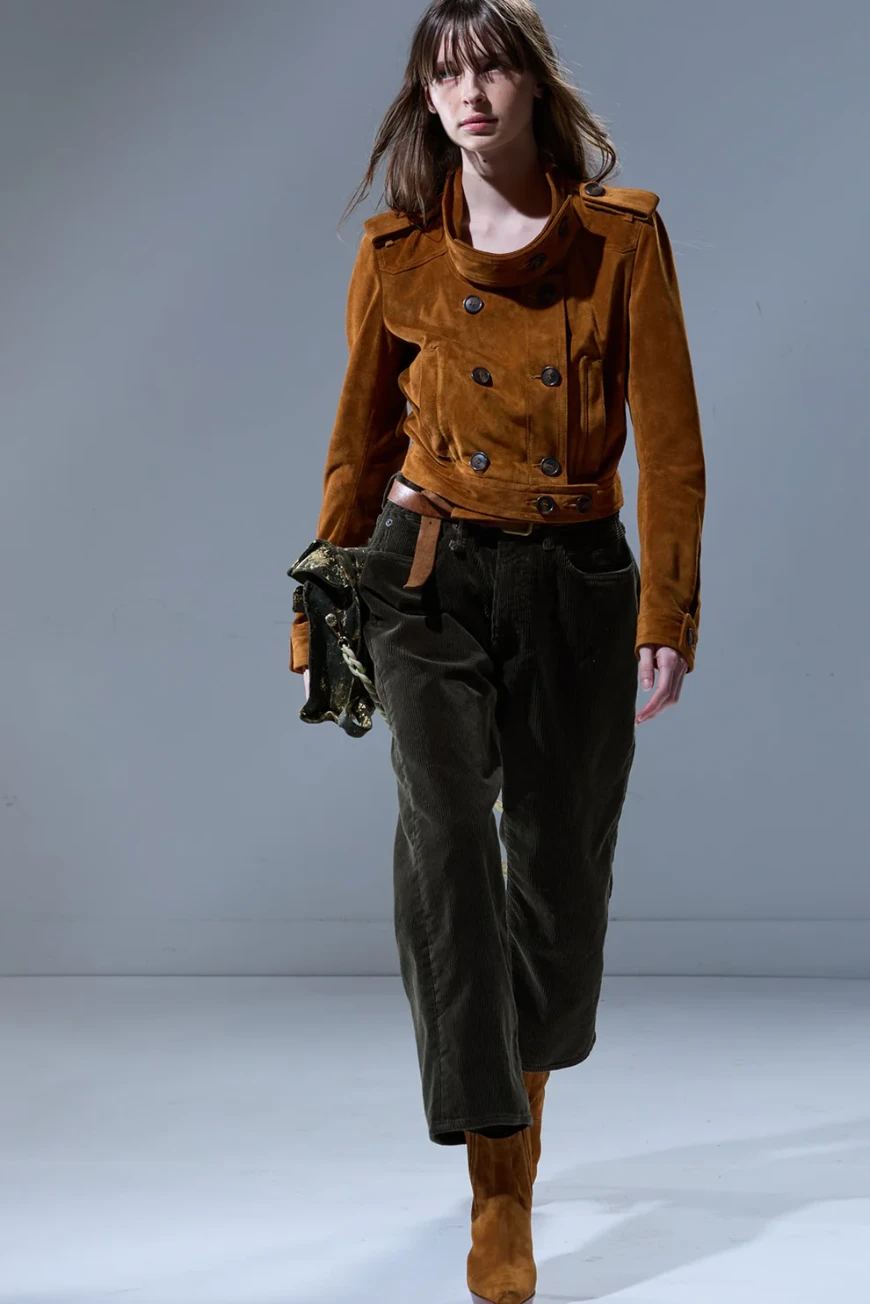 Boutique77 - ג'ינס Xbf – R13WD211D354A – heavy-olive-cord – 1