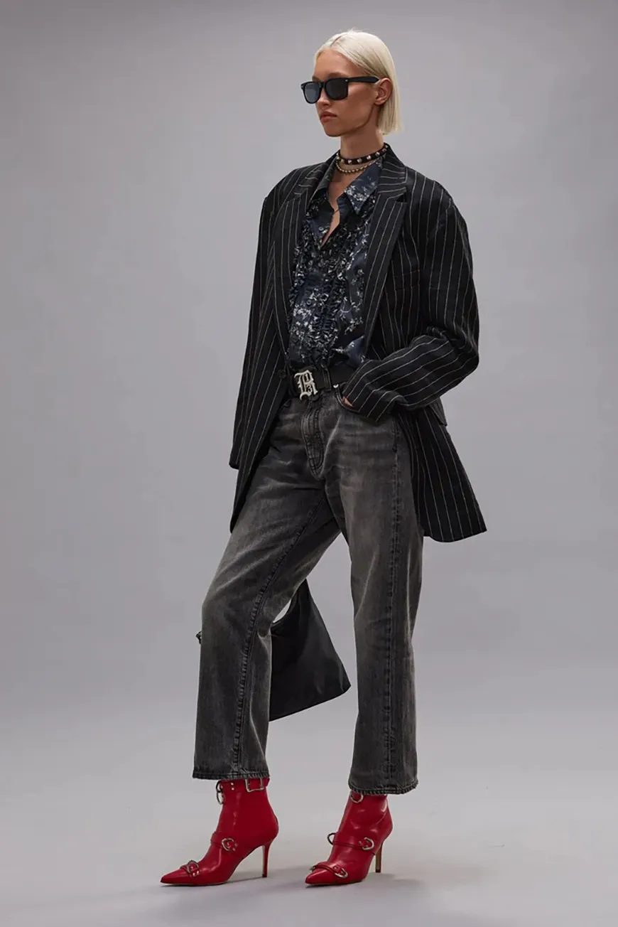 Boutique77 - ג’ינס X-Bf – R13WD211D392A – polaris-black – 1