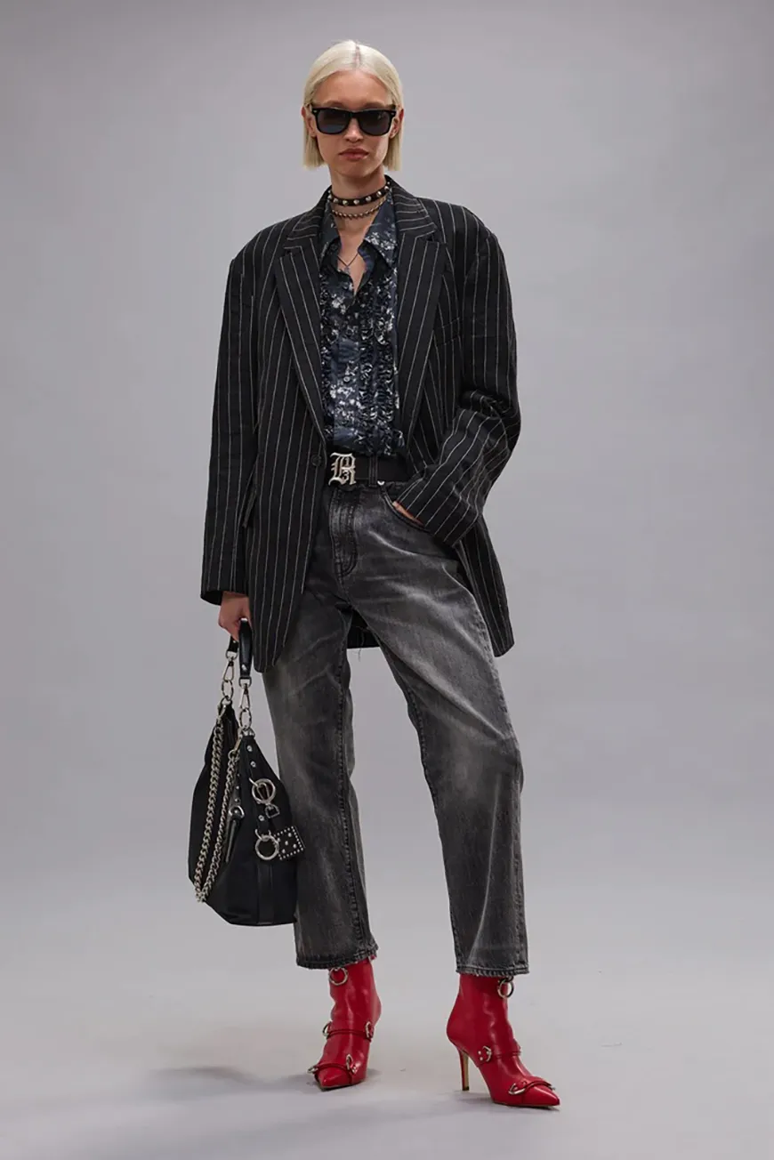 Boutique77 - ג’ינס X-Bf – R13WD211D392A – polaris-black – 1