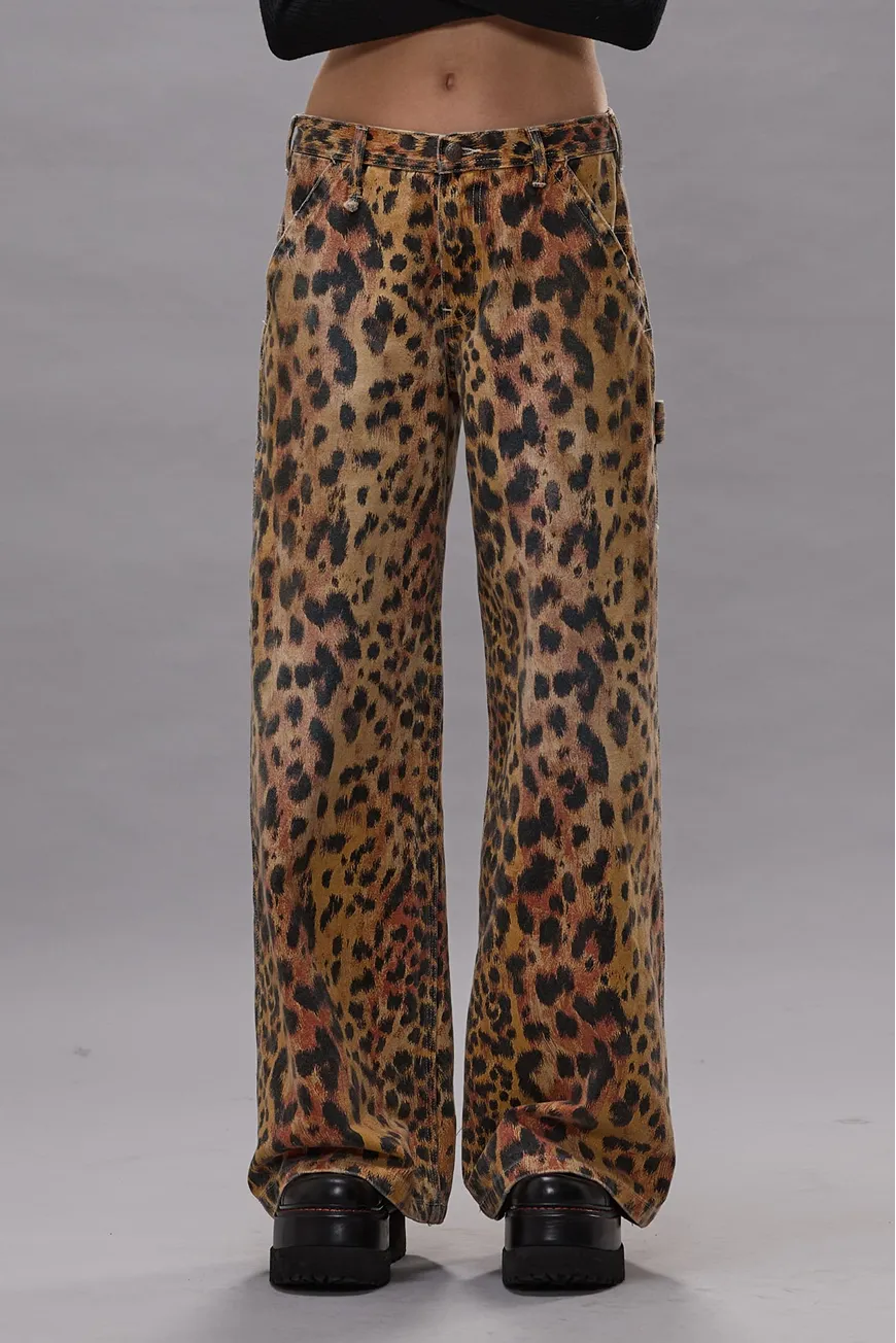 R13wd252 D493a Vintage Orange Leopard 1
