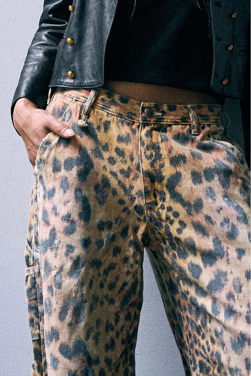 R13wd252 D493a Vintage Orange Leopard 3