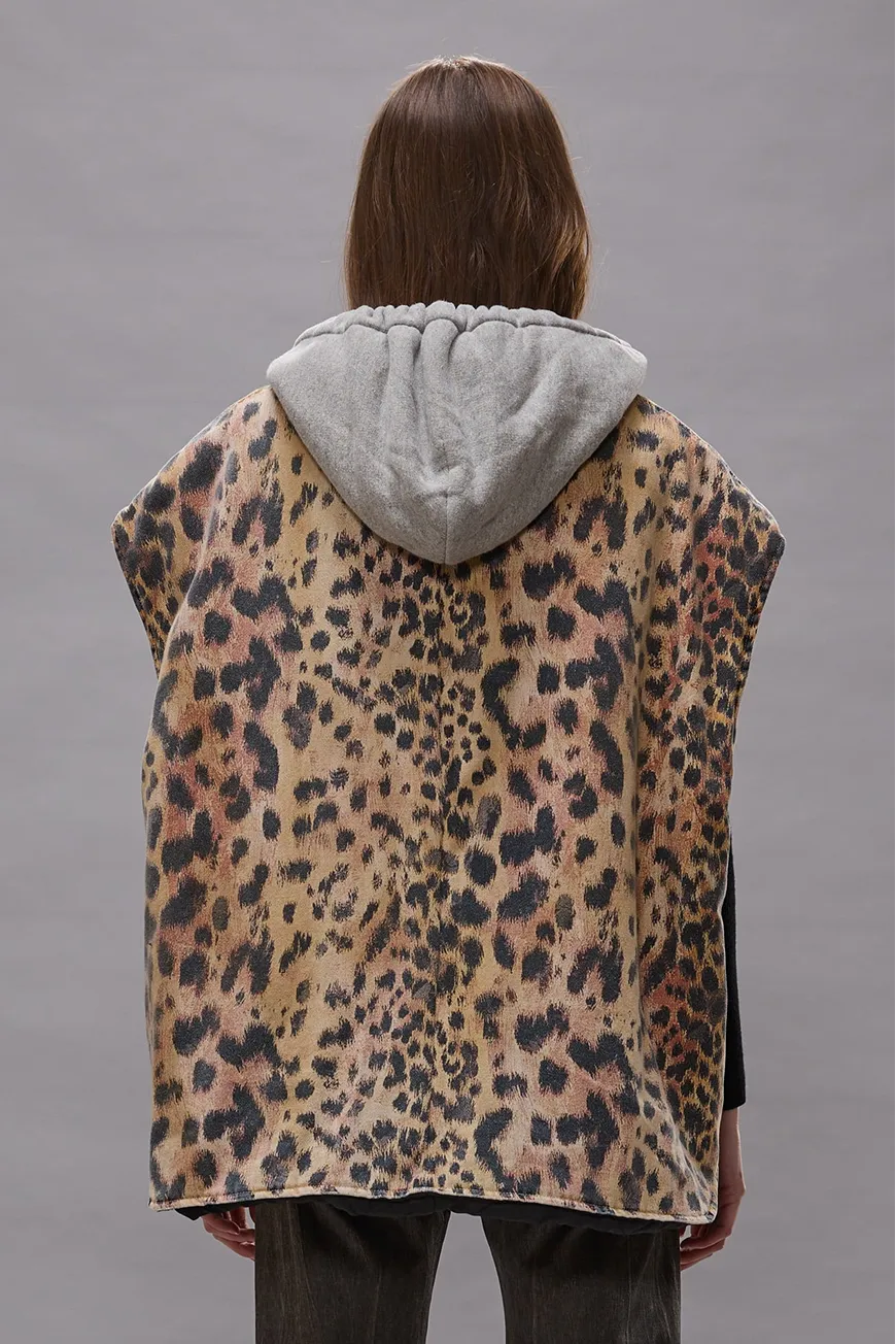 R13wd254 D493a Vintage Orange Leopard 2