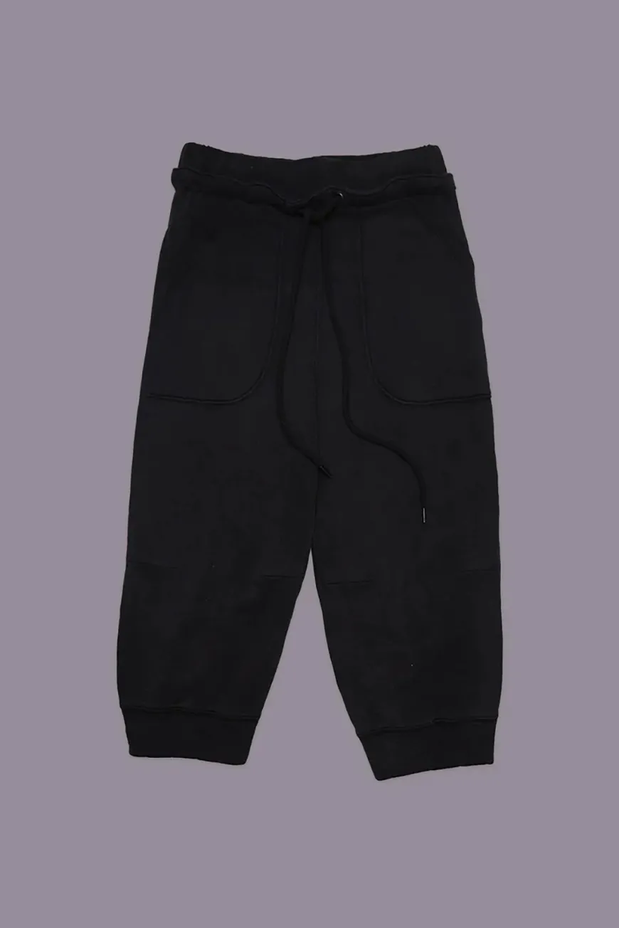 Boutique77 - מכנסיים Deconstructed Cropped – R13WK254K001A – black – 2