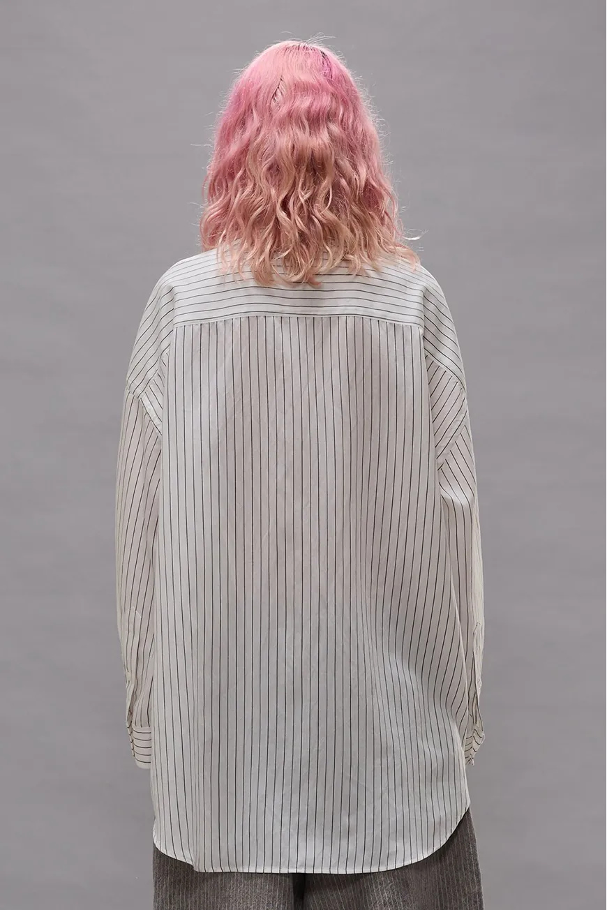 R13wr004 R921b White Narrow Brown Stripe 2