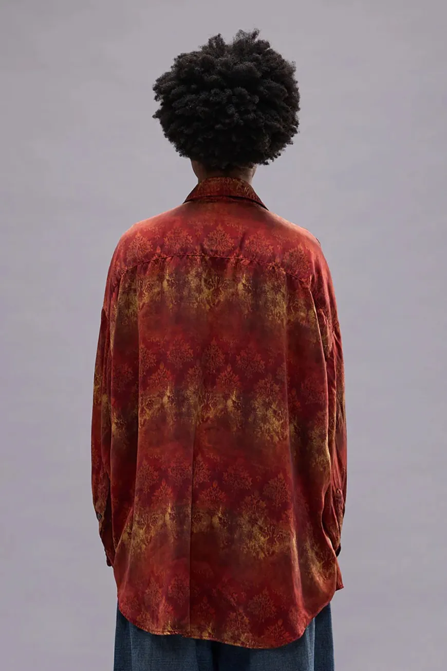 Boutique77 - חולצה Drop Neck – R13WR004R700B – multi-orange – 4