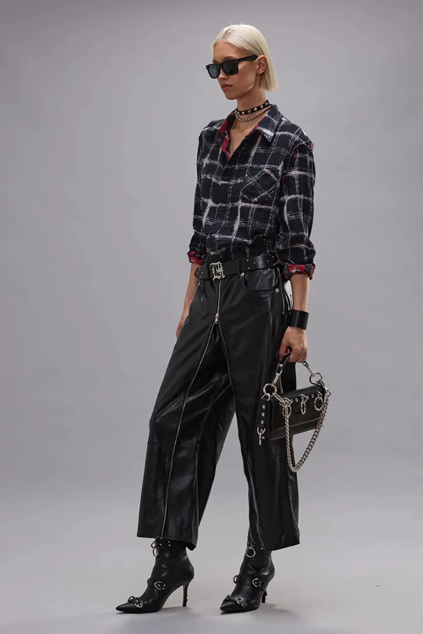 R13wr543r666b Black Ecru Plaid With Red Leopard 2